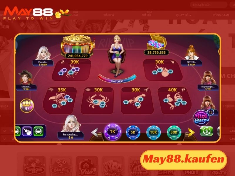 Tìm hiểu các cửa cược trong trò chơi bầu cua
