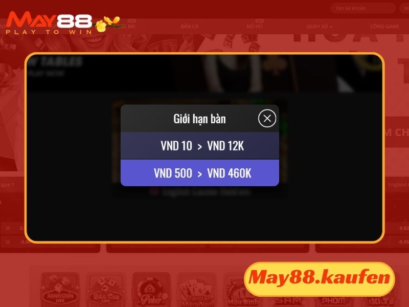 Lựa chọn phòng cược Casino Hold'em