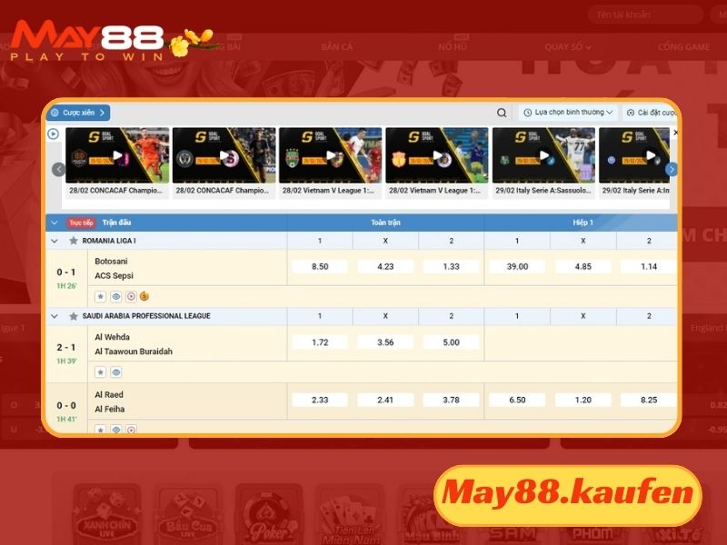 Thu thập các thông tin trận đấu trước khi đặt kèo