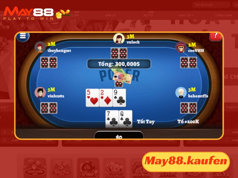Qua 5 vòng cược sẽ tìm ra được bet thủ chiến thắng