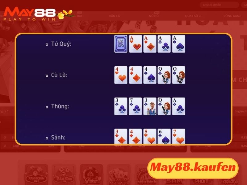 Các bộ bài trong Poker